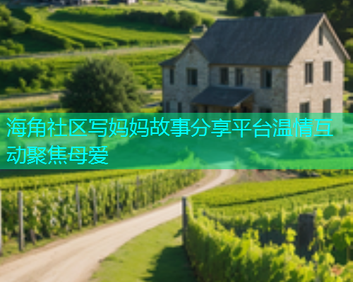 海角社区写妈妈故事分享平台温情互动聚焦母爱